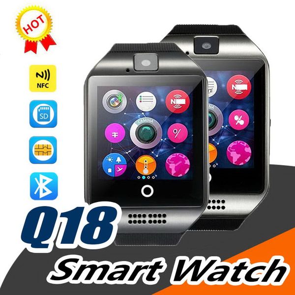 

Q18 Смарт часы Bluetooth Смарт часов для Android мобильных телефоны Поддержка SIM-карта каме