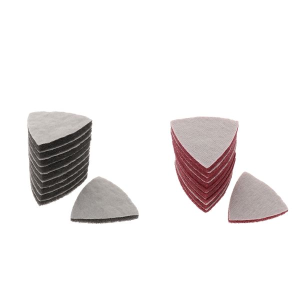 

20pc heavy duty industrial scouring pad nylon fiber cleaning cloth flocking