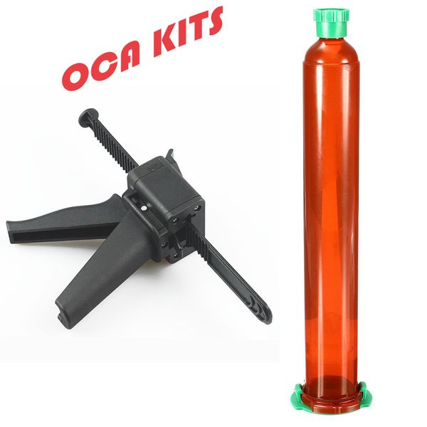 

oca kit 50ml uv glue loca liquid optical clear adhesive and uv gun tool for phone samsung callphone lcd screen repair