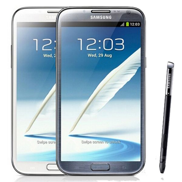 

refurbished original samsung galaxy note 2 n7100 n7105 5.5 inch quad core 2gb ram 16gb rom unlocked 3g 4g lte smart cell phone dhl 5pcs