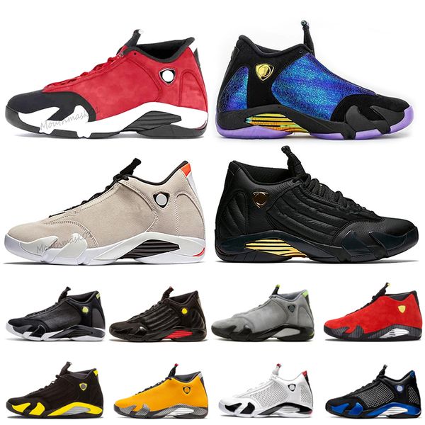 

air retro&#13 classical 14 basketball shoes men fusion purple last sblack fusion varsity red 14s xiv sneakers