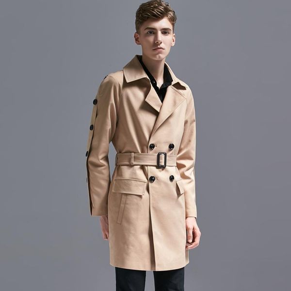 

oln coat men with belt plus size 5xl 6xl double breasted solid color long jacket man hight quality black camel overcoat men