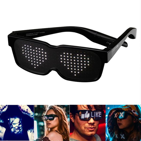 

chemion bluetooth led special atmosphere sunglasses for nightclub party birthday