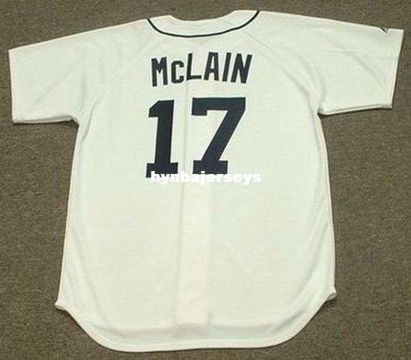 

custom denny mclain detroit stitched majestic vintage home baseball jersey retro mens jerseys shirt, Blue;black