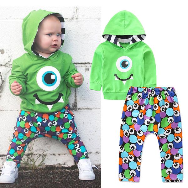 

clothes for toddler baby kids boy girl cartoon hoodie sweatshirt pants clothing set outfits pullover overalls costume sets, White