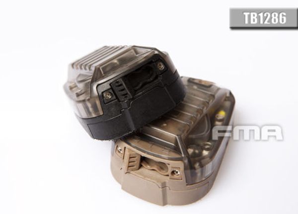 

fma survival hel-star 6 helmet mounted led marker strobe light green light