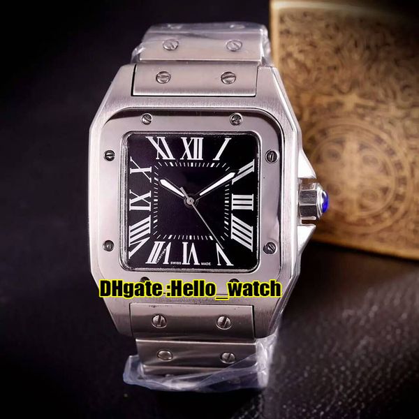 

Дешевые Новые Santo W20073X8 Roma Mark Черный Циферблат Швейцарские Кварцевые Мужские Часы