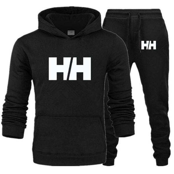 

fashion men's jogging suits hoodie sweater jacket+joggers sweatpants men running sets winter autumn fitness training sports suit, Gray