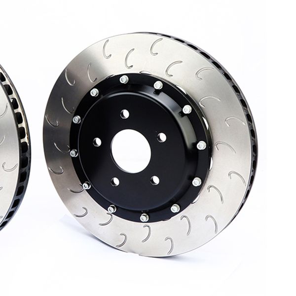 

jekit brake disc rotors 330*28mm j hook with black center caps for mitsubishi lancer 10 for a4 b7