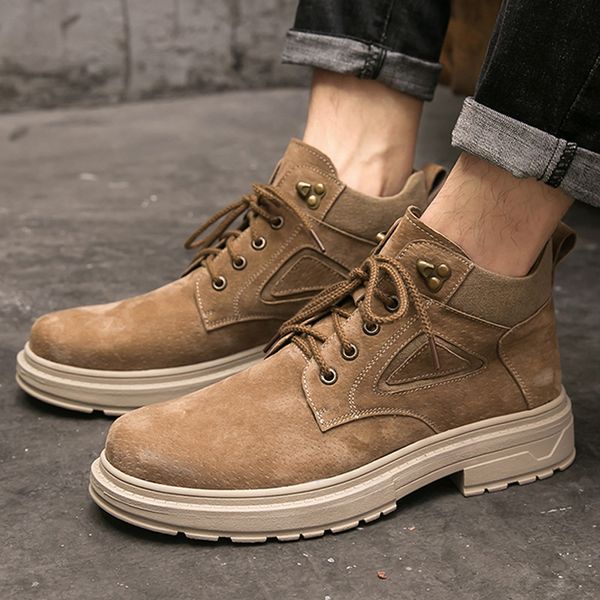 

outdoor men's shoes high boots new tooling men's shoes, Black