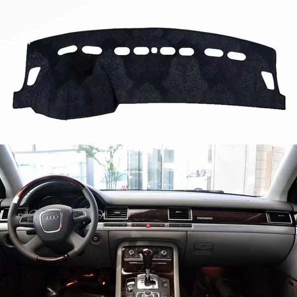 

for a8l s8 2002-2009 flannel dashmat dashboard covers dash pads car mat carpet sunshade cover custom 2003 2004 2005 2006