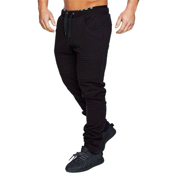 

new men's army sweat pants casual camo work outdoor cargo pants trouser, Black