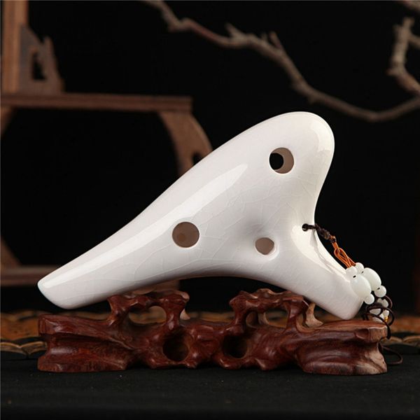 

12 holes ocarina of time ac ceramic flute woodwind orff instrument natural sound