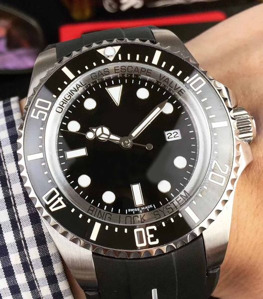 

Luxury brand watch 43mm apphire watch ceramic bezel dweller erie 316l tainle teel port watch 126600 ln automatic movement rubber t