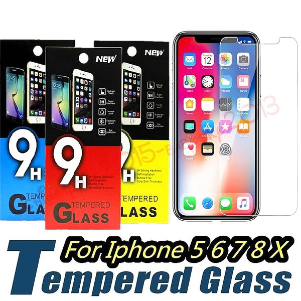 

для iphone 5 6 7 8 plus x xr экрана xs макс закаленное стекло протектор для samsung s6 s7 примечание 8 s8 s9 защита экрана прозрачная пленка