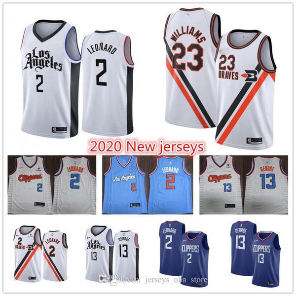 

men kawhi 2 leonard clippers los paul 13 george angeles lou 23 williams the city 100% stitched basketball jerseys, Black;red