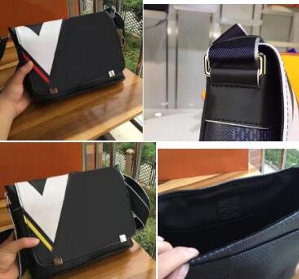 

2019 black letter genuine leather women message bag handbag pochette metis shoulder bags crossbody retro bags ing