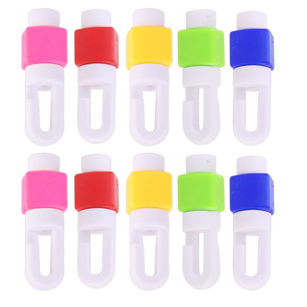 

earphone headphone cable winder anti breaking protective sleeve for 10 pcs