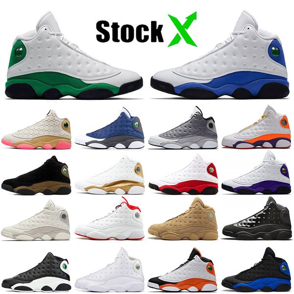 

new men women basketball shoes lucky green hyper royal blue trainers jumpman 13 brand playground phantom designer sneakers