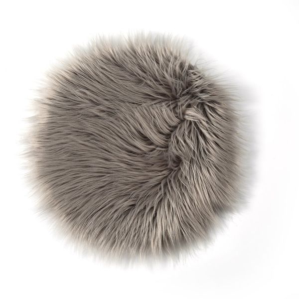 

plush round shape carpet throw rug anti-skid shaggy area rug soft floor mat house living room bedroom carpet floor dropship blanket