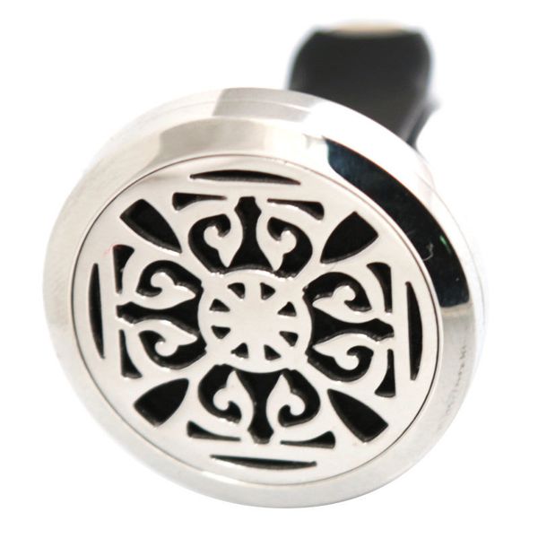 

new arrive new styles 30mm diffuser 316 stainless steel car aroma locket essential oil car diffuser locket 10pcs pads, Silver
