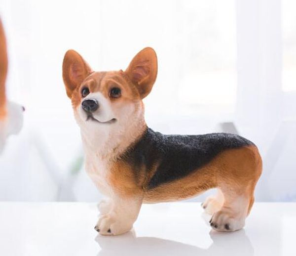2020 Resin Dog Animal Sculpture Crafts Kirky Dog Ornaments