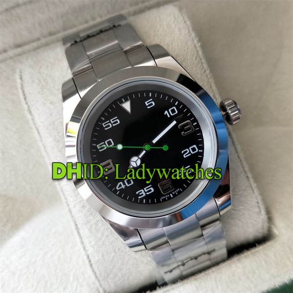 

2020 new designer men's watch stainless steel case automatic mechanical movement luminous display folding buckle strap, Slivery;brown