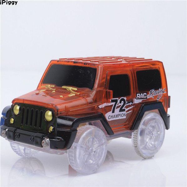 glow in the dark car set