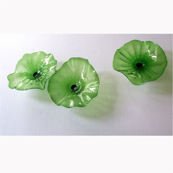 

modern art deco glass wall lamps customized murano glass plates for wall decor italian designed glass plates for home decor