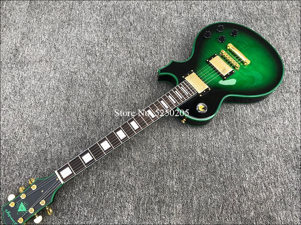 

2019 chinese electric guitar,mahogany body with flamed maple electric guitar,ing