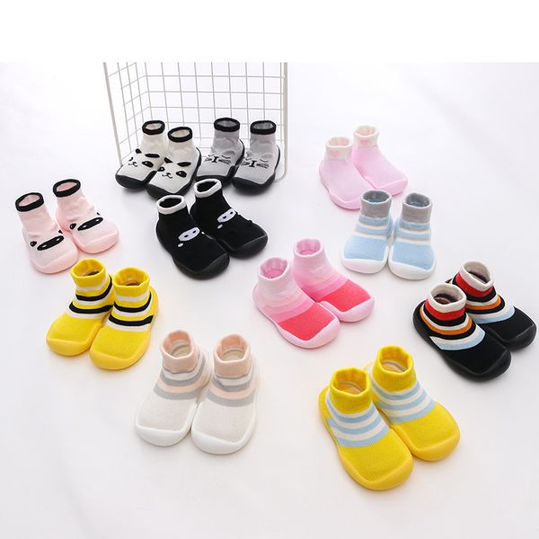 

2020 colors toddler newborn baby shoes cotton cartoon newborn baby girl boy shoes anti-slip socks slipper drop shipping