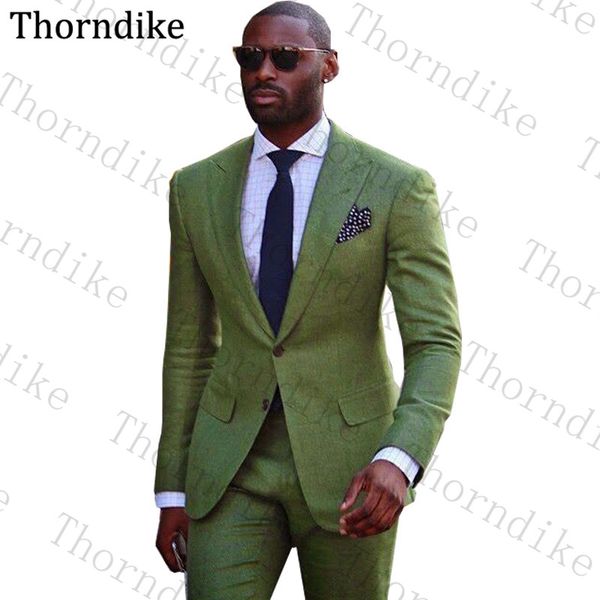 

thorndike 2 pieces formal men suit slim fit single breast mens suits bespoke groom tuxedo blazer for wedding jacket pants terno, White;black