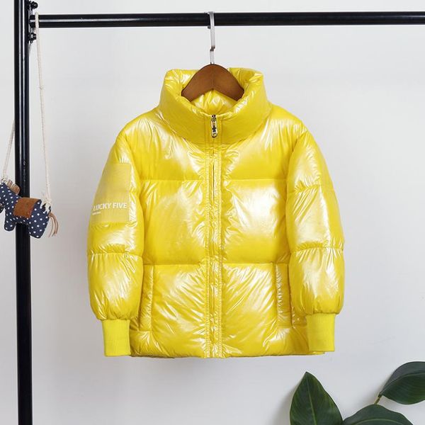 

fashion glossy fabric oversize down coat winter thicker warm hooded white duck down jacket kids plus size outerwear, Blue;gray