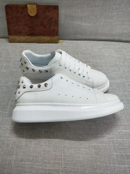 

h917 2019 designer shoes women/men casual shoes camouflage couple star rivets flat shoes size 35-46, Black