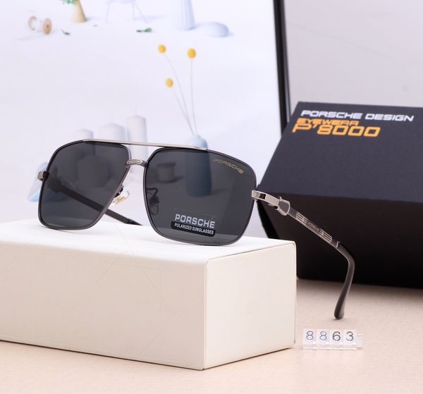 

8863# 20ss mens designerluxury sunglasses male casual brandglasses outdoor boys driver retro sun glasses mens luxury sunglass 2020396k, White;black