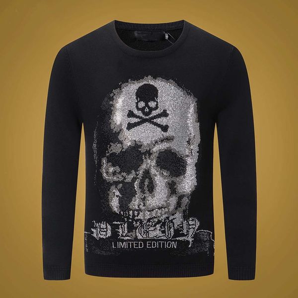 

new european and american winter turtleneck knit letters and printed knit sweater pullover men's pullover jacket of mail, White;black