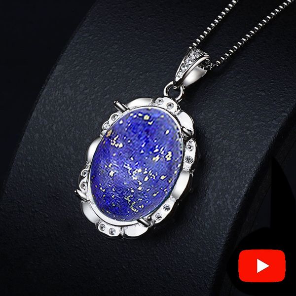 

not fake s925 sterling silver lapis pedants artisan antique for necklace chalcedony blue india