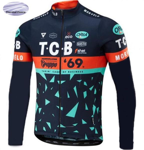 

2018 winter thermal fleece men bicycle long sleeve cycling jersey clothing pro team outdoor mountain road uniform bike triathlon, Black