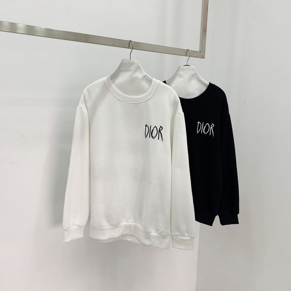 

19fw luxurious design d letters embroiderd pullover sweater hoodies men women fashion casual streetwear sweatshirts outdoor shirts, Gray;blue