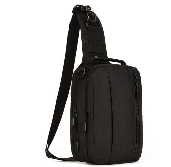 

outdoor tactical multifunction camouflage backpack nylon waterproof chest bags large sling shoulder bag