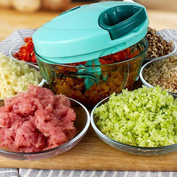

manual vegetable food chopper cutter processor chopper garlic cutter vegetable fruit twist shredder meat grinder tools