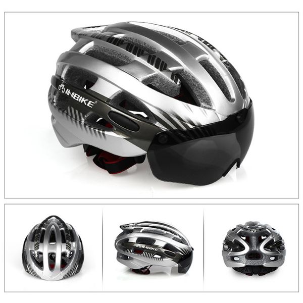 

inbike cycling helmet ultralight bike helmet men mountain road women mtb windproof glasses bicycle with lens