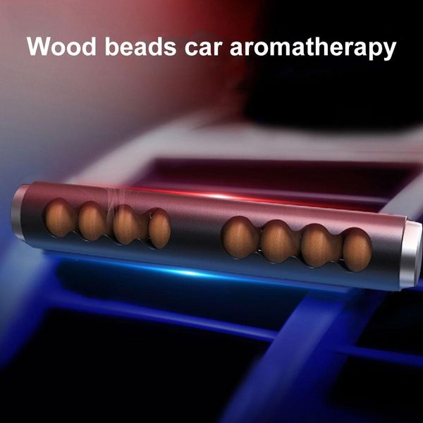 

wood beads car air vent outlet freshener fragrance clip diffuser