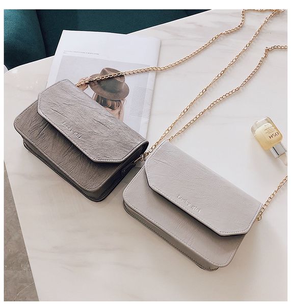 

2019 Summer New Women's Handbag Cover Single Shoulder Oblique Bag Single Shoulder Bag Synthetic Leather PU Fashion Bag