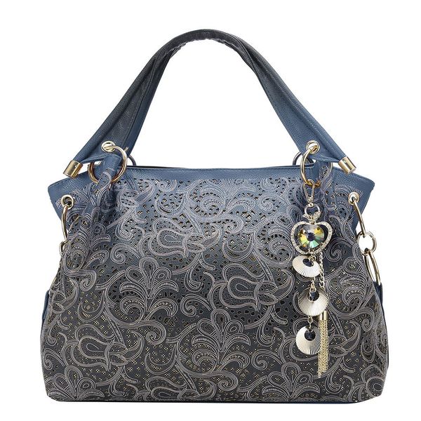 

ladies shoulder bag leather elegant retro versatile openwork carved wild handbag messenger bag fashion torba #t3g