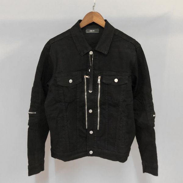 

2020 winter men's motorcycle brand denim jacket coat leather jacket luxury college embroidery baseball faux leather coat bomber jacket, Black;brown