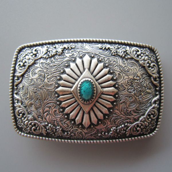 

new vintage silver plated original southwest enamel totem rectangle belt buckle also stock in us buckle-wt144sl, Black;brown