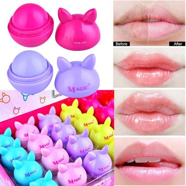 

teayason ball lip balm moisturizing lipstick lip protector sweet taste embellish lip ball makeup lipstick gloss cosmetic