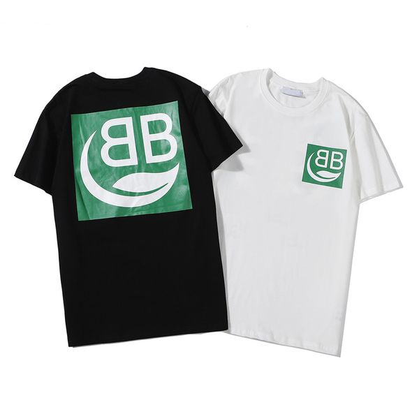 

luxury men shirts new designer brand t-shirt 2020 spring short sleeve mens tees letter print fashion streetwear b102427k, White;black