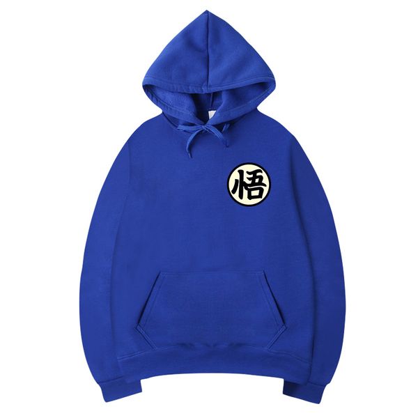 

new 2020 autumn winter explosive dragon ball hoodie print pocket goku, Black